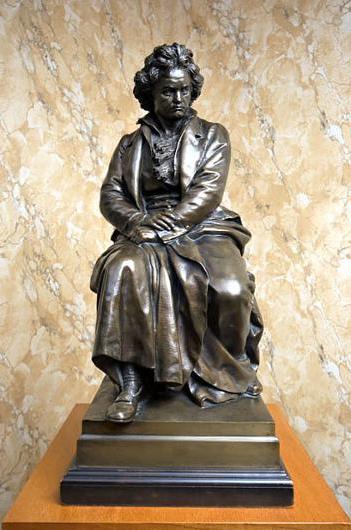Beethoven Bronze Statuette